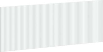 vidaXL Cabecero Montada En La Pared Arnhem Blanco Madera De Ingenier&iacute;a Vidaxl