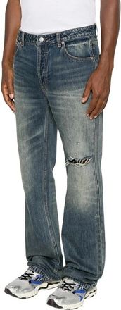 Cole Buxton Straight Jeans - male - Cole Buxton - Straight Fit Jeans - Blue - W32 - Jeans
