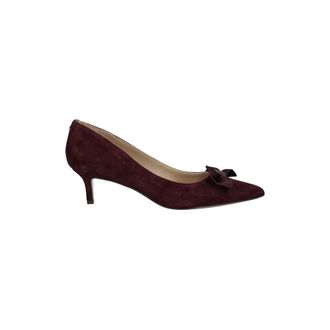 Ralph Lauren Schoenen, Dames, Bruin, 40 EU, Leer, Adrienne Bow Pumps