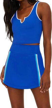 Beach Riot Womens Josie Top In Riviera Azure