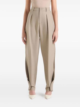Manière De Voir Sophie pantalon met gedraaide pijpen - Bruin