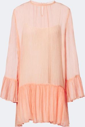 Ulla Johnson Emmeline ruffled silk chiffon minidress