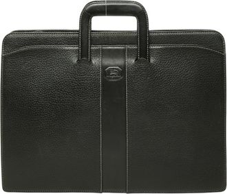 Burberry Black Leather Briefcase (Pre-Owned)