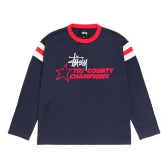 St&uuml;ssy LS Ringer T-Shirt Ink 1140400-INKK