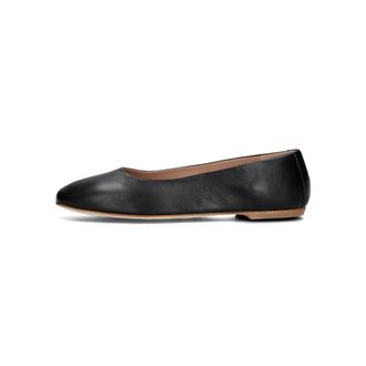 Notre-V Schoenen, Dames, Zwart, 43 EU, Leer, Ballerinas