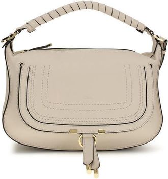 Chlo&eacute; Beige Calf Leather Bos Taurus Shoulder Womens Bag