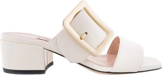 Bally Bell Du Jour Jeny Leather Sandals, Brand Size 36.5 ( US Size 6 )