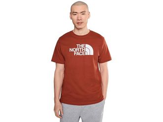 The North Face Evolution Half Dome Regular Short Sleeve T-Shirts Mens Clothing Iron Clay : 2XL, Cotton