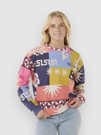 Rip Curl Keepsakes Fleece Crew Forro Polar estampado