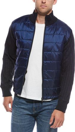 Report Collection Quilted Knit Sweater Jacket