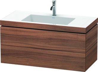 Duravit Duravit - Lavamanos L-cube Con Base Mural, 100x48 Cm, 2 Cajones