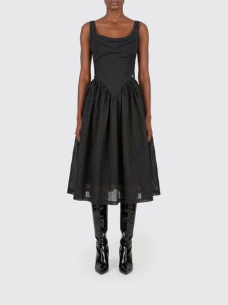 Vivienne Westwood Sunday Long Bustier Dress with Square Neck