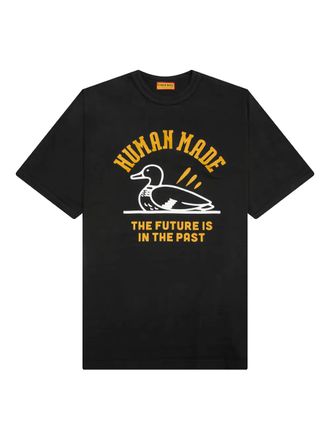 Human Made heart-duck T-shirt - men - Cotton - S - Black