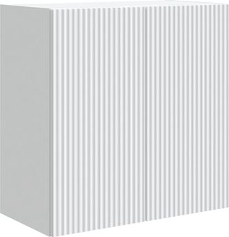 vidaXL Armario De Pared 59 X 31 X 60 Cm Madera De Ingenier&iacute;a Blanco Vidaxl