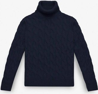 Larusmiani Turtleneck Sweater Col Du Pillon Sweater