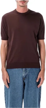 John Smedley Uomo, Maglie, Marrone, M, new