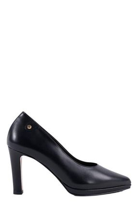 Stinaa.J Isa Orthopedic Pointed Toe Pumps in Black Leather at Nordstrom, Size 39.5