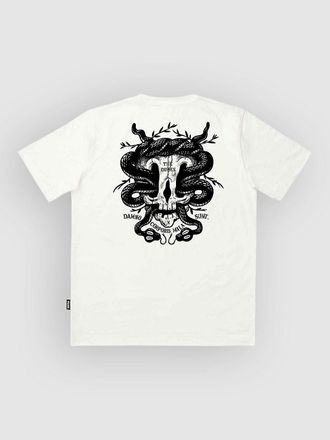 THE DUDES Skull & Snakes T-Shirt weiss