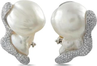 Yvel Orecchini con perle - Bianco