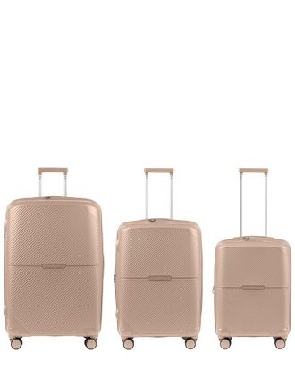 Champs Luggage Aura Expandable 3Pc Trolley Set