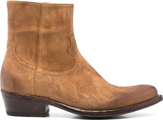 Eraldo 40mm Suede Zip-fastening Cowboy Boots