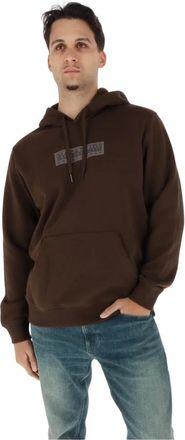 Napapijri Sudadera con capucha B-Box Logo - Sweatshirts & Hoodies - Hombre - Marr&oacute;n - S