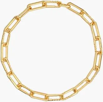 Yoj Oto Maxi Chain Necklace In Gold at Nordstrom