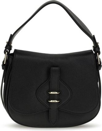 Coccinelle Zwart Kalfsleer Bos Taurus Schoudertas