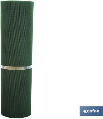cofan Malla Pl&aacute;stico Cuadrada Jardin 5mm Verde 1x25m