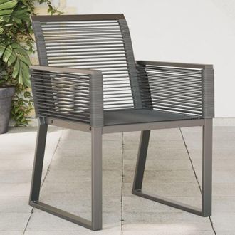 vidaXL Vidaxl - Sillas De Jard&iacute;n 4 Unidades Rat&aacute;n Sint&eacute;tico Negro
