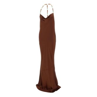 Retrof&ecirc;te Finley Dress - female - Retrof&ecirc;te - Gowns - Brown - S - Dresses