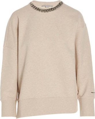 Stella McCartney Beige Crew Neck Sweatshirt