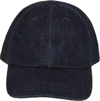 Stone Island Baseballpet - Heren - Petten - Blauw - ONE Size - Accessoires