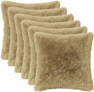 vidaXL Coj&iacute;n Con Almohada Heerlen 12 Uds. Gris Claro Fleece Pv Vidaxl