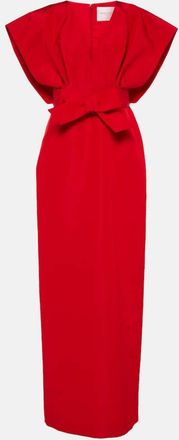 Carolina Herrera Bow-detail silk faille gown