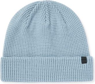 Travis Mathew Cloud Waffle Beanie in Dusty Blue at Nordstrom