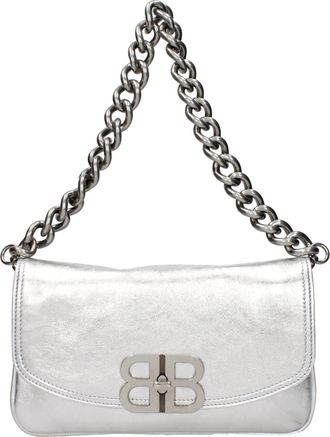 Balenciaga Damens Silberne Lederhandtaschen