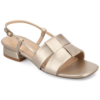 Journee Collection Women & apos;s Tabatha Medium and Wide Width Flat Sandals
