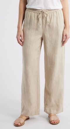 Tommy Bahama Two Palms Easy Linen Drawstring Pants in Natural at Nordstrom, Size X-Large