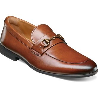 Florsheim Modena Moc Toe Bit Loafer in Cognac at Nordstrom, Size 10.5