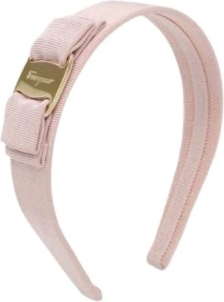 Ferragamo Pre-owned Accessories, female, Pink, Size: ONE SIZE Pre-owned Cotton Hair Accessory