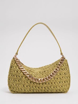 Twinset Borsa Liliana in rafia crochet
