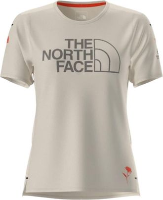 The North Face Womens Summit High Trail Short Sleeve Top In Calacatta