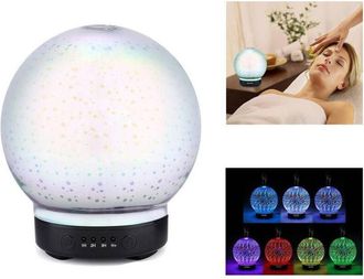 Trade Shop Trade Shop - Aromaterapia 7 Led 3d Umidificatore Diffusore Aromi Casa Ufficio Hytc002