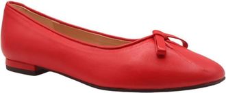 French Sole Womens Poppie Flat In Red
