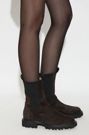 AllSaints Leather Ankle Boots Hallie, Womens, Brown