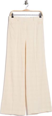 Theory Terena Linen Blend Pants in Beige Multi at Nordstrom Rack, Size 10