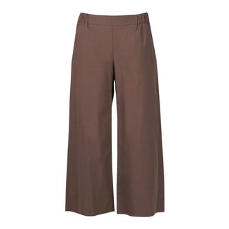 ottod'Ame Wide Trousers, female, Brown, Size: XS Pantalone Guenda