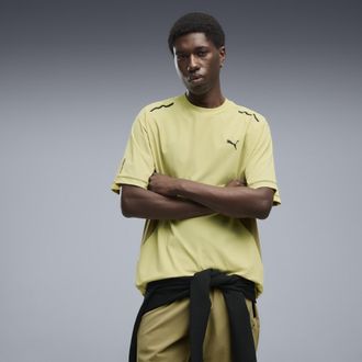 Puma T-shirt in tessuto indemagliabile dal taglio morbido PUMATECH da uomo, Abbigliamento, Verde, XXL