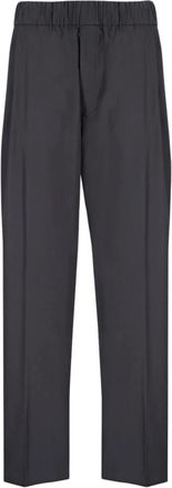 Laneus Straight Broeken - Heren - Straight fit broeken - Zwart - XL - Katoen - Broeken